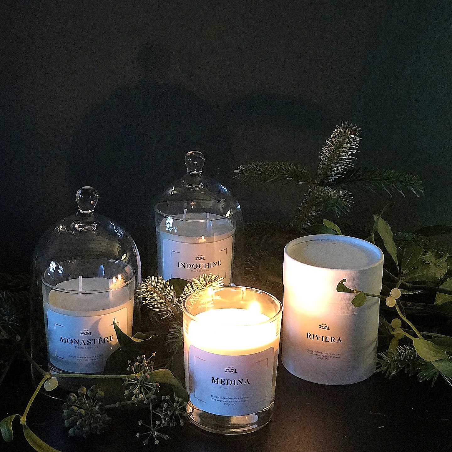 Bougies parfumées Studio7Avril